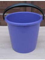 Ведро п/э 10л цветное с меркой, цвета в ассортименте