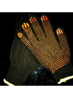 Перчатки черные Х/Б, пара