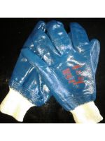 Перчатки синие на рез. 10,5, пара