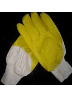 Перчатки желтые стекло, пара