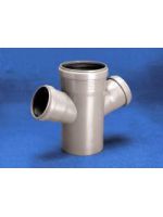 Крестовина двухплоскостная Wavin d110х110х110/67°