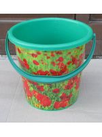Ведро пищевое полипропиленовое 10 литров с фоторисунком