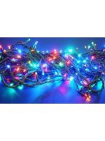 Гирлянда светодиодная 500ламп (LED) черный провод, цвета в ассортименте