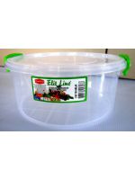 Контейнер с зажимом круглый №2 (2,4л), Турция