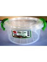 Контейнер с зажимом круглый №0 (0,6л), Турция