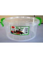 Контейнер с зажимом круглый №1 (1,20л), Турция