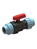 Кран Сантехпласт шаровый 25 зажимной 