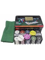 Покерный набор на 200 фишек «Texas Hold'em Poker Set» №200Т-4