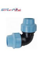 Колено зажимное Сантехпласт 110