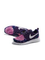 Женские кроссовки Nike Roshe Run Floral (Print фиолетовые)