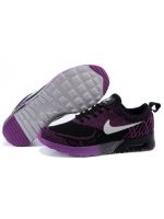 Женские кроссовки Nike Air Max Thea Flyknit черно-сиреневые