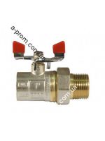 Кран шаровый прямой с американкой 1