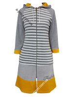 Халат велюровый на молнии 