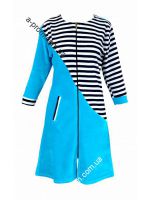 Халат велюровый на молнии 