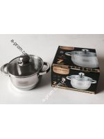Кастрюля нержавейка 1,9 л, арт.EB-3003