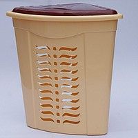 Корзина для белья угловая, цвета в ассортименте 