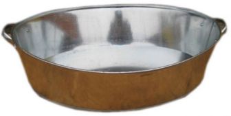 Таз 27л оцинкованный