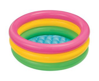 Детский надувной бассейн Intex Радуга, 61х22см