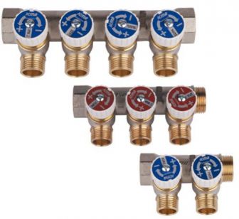 ICMA коллектор 1х2 резьба 1/2