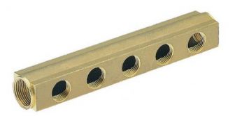 Простой распределительный коллектор Icma 1х4