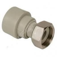 Ekoplastik (Wavin). Муфта с накидной гайкой 20х1/2