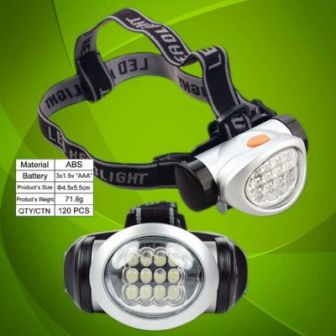 Фонарь налобный 603-12