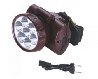 Фонарь налобный 1858, 7LED