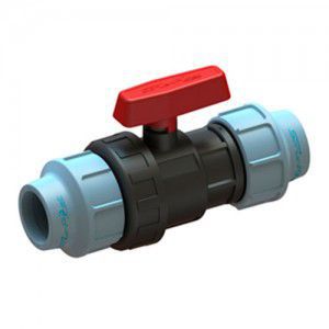 Кран Сантехпласт шаровый 25 зажимной 