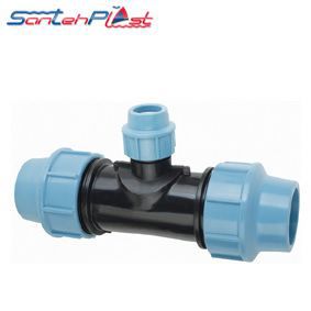 Тройник Сантехпласт переходной 50х40х50 