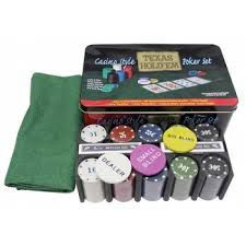 Покерный набор на 200 фишек «Texas Hold'em Poker Set» №200Т-4