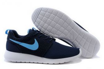 Женские кроссовки Nike Roshe Run синие