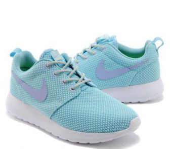 Женские кроссовки Nike Roshe Run голубой