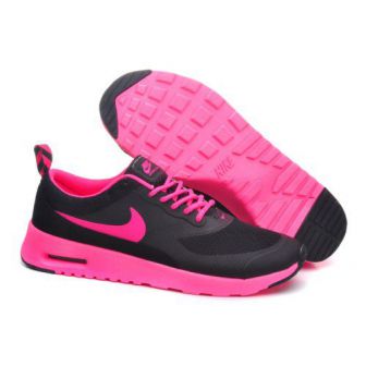 Женские кроссовки Nike Air Max Thea черно-розовые