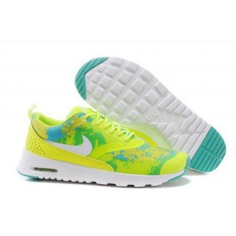 Женские кроссовки Nike Air Max Thea салатовые