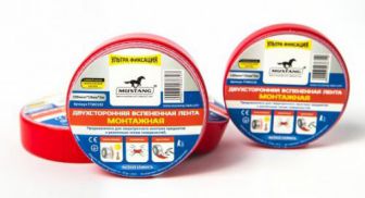 Двухсторонний скотч 130мкм*12мм*2м на вспененной основе монтажный ультра прочный
