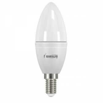 Светодиодная лампа Sirius 6W E14 C37 4100K (арт.1-LS-1204)
