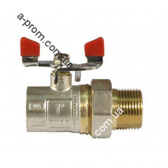 Кран шаровый прямой с американкой 1