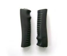 Ручка на руль резиновая обычная, пара