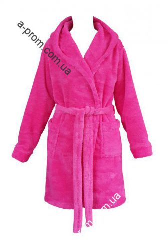 Халат махровый короткий размер 48-54, расцветка в ассортименте