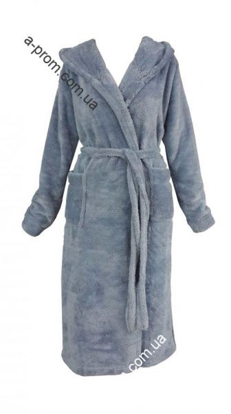 Халат махровый длинный размер 48-58, расцветка в ассортименте