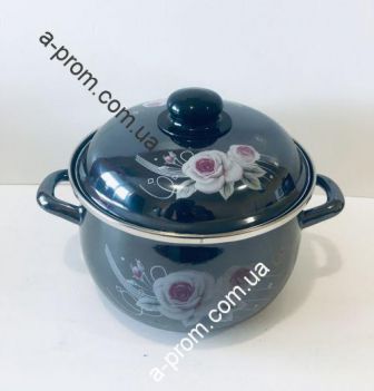 Эмалированная кастрюля 4,5 л, арт.1347