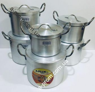 Набор кастрюль алюминий (6 шт.)