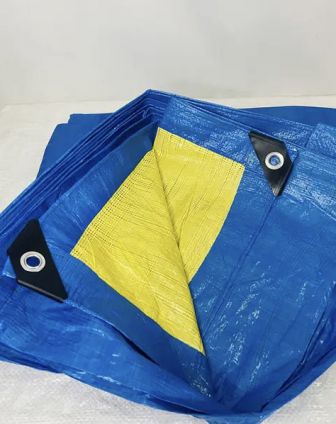 Тент тарпаулин  сине/жёлтый 3х4, 90 г/м