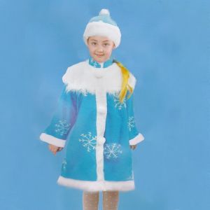 Детский карнавальный костюм Снегурочка L-60см