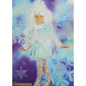 Детский карнавальный костюм Снежинка