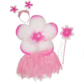 Детский карнавальный костюм Цветочек с юбкой, расцветка в ассортименте
