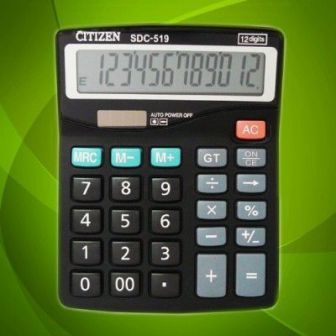 Калькулятор CITIZEN S-519