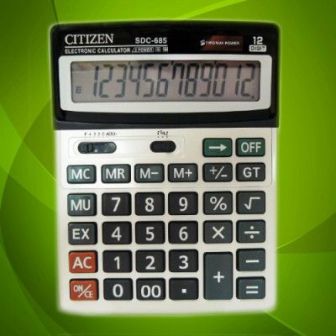 Калькулятор CITIZEN S-685