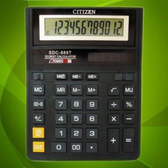 Калькулятор CITIZEN S-888