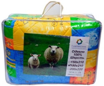Одеяло шерстяное 